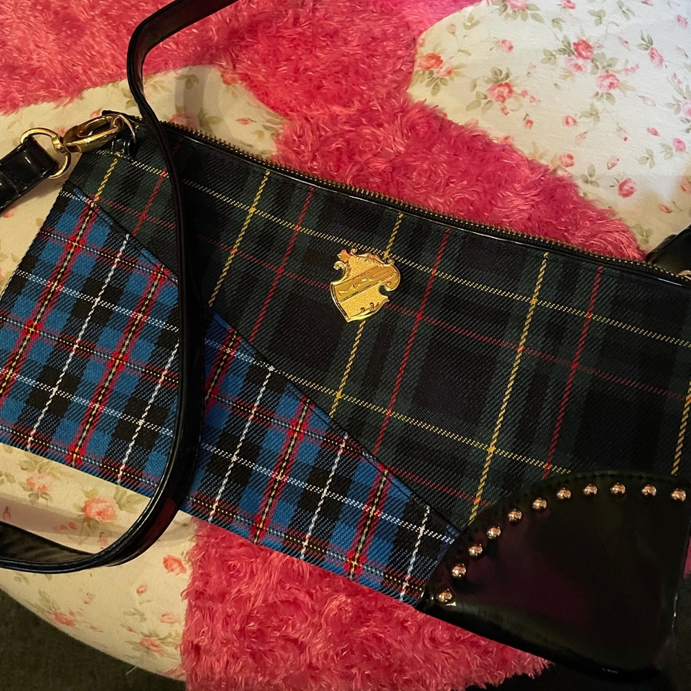 MAC plaid purse